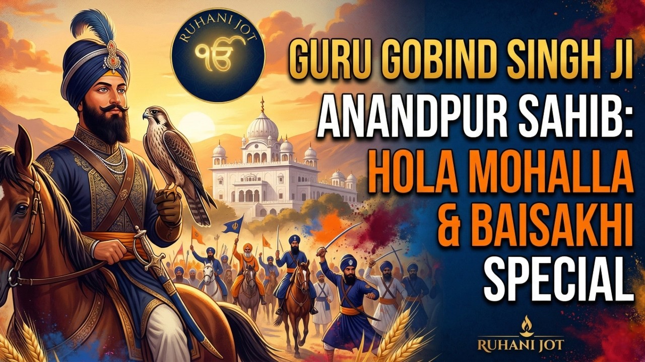 ਹੋਲਾ ਮੁਹੱਲਾ ਤੇ ਵਿਸਾਖੀ ਸਪੈਸ਼ਲ | Khalsa Panth | Guru Gobind Singh Ji | Anandpur Sahib | Ruhani Jot