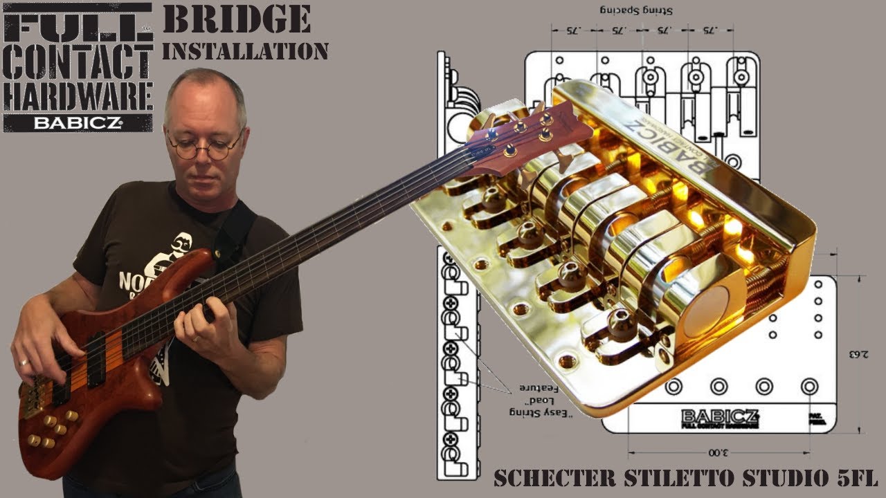 Babicz FCH-5 Bass Bridge Installation