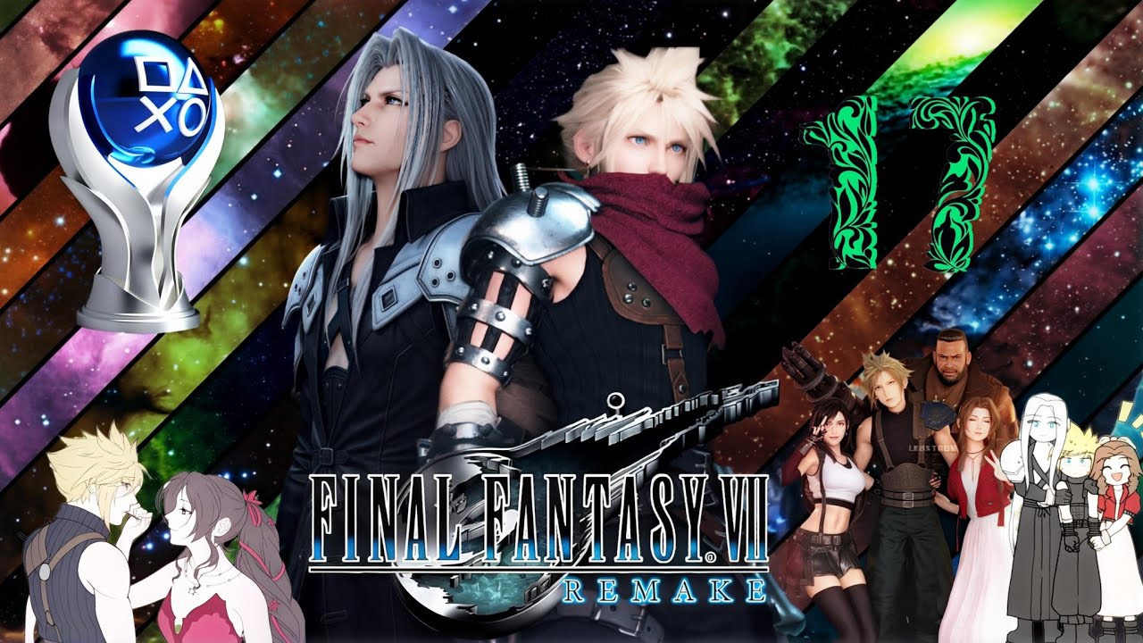 🇵🇪PS5#17 final fantasy 7 remake🏆51/54 veterana mes de mi cumpleaños en dificil hasta mi platino😁