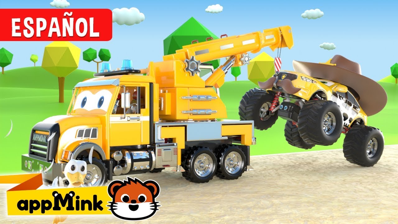 appMink animaci&oacute;n de carros y autos 3D &ndash; Fant&aacute;stico Cami&oacute;n Gr&uacute;a de Juguete Cobra Vida