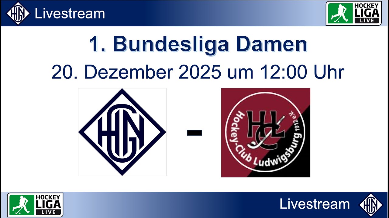 HGN.Live - HGN vs. HCL  - 1. Bundesliga Damen - 20.12.2025 - 12:00 Uhr