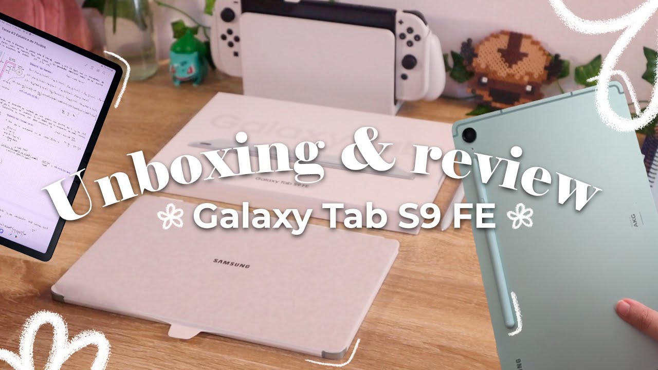 Samsung Galaxy Tab S9 FE в цвете Mint 🍀 | Эстетическая распаковка и обзор 📦