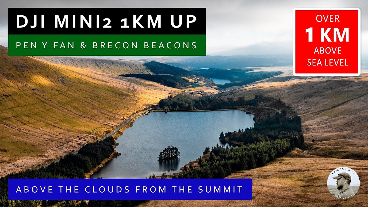 DJI Mini 2 at 1KM Up - Pen Y Fan & Brecon Beacons