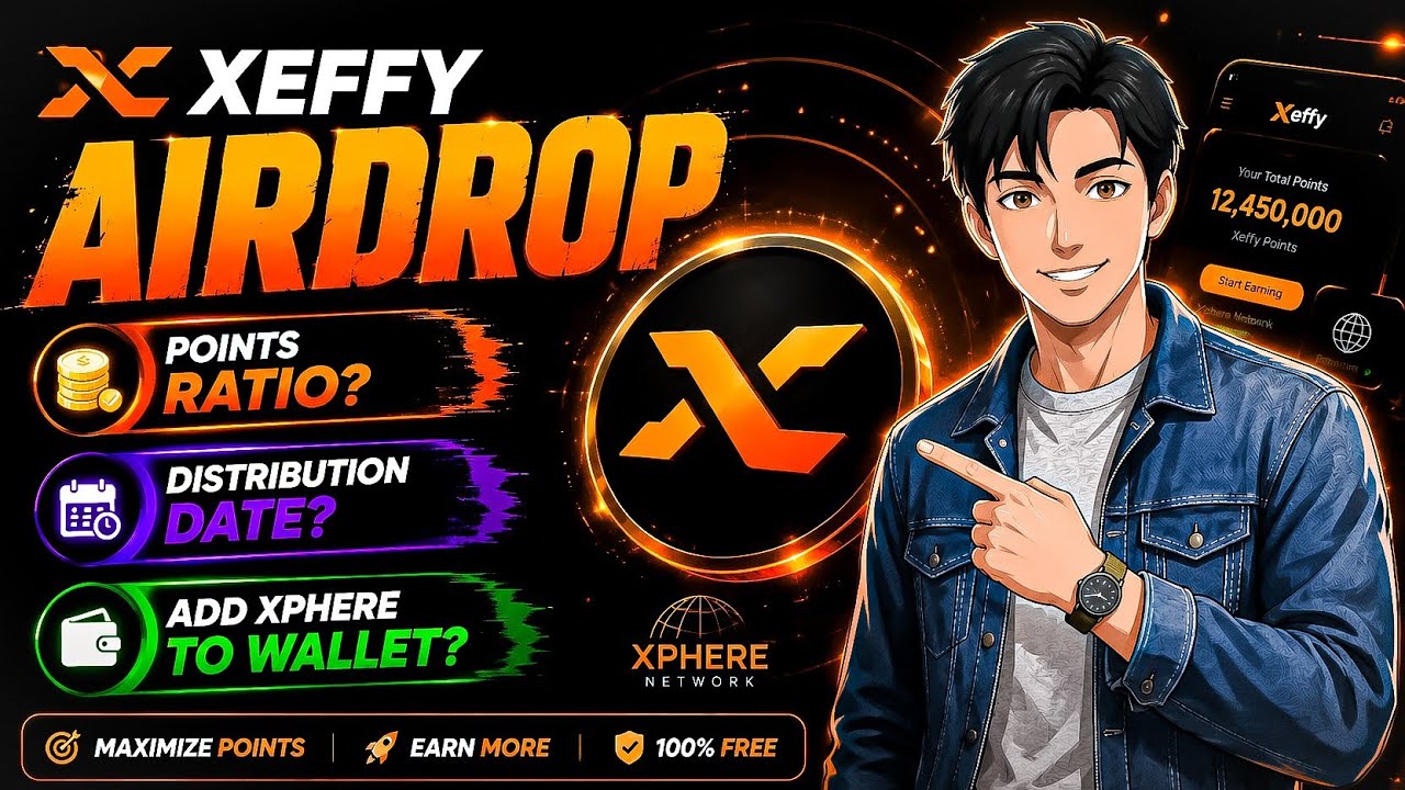 Xeffy Airdrop Update | Points Ratio Revealed? Distribution Date & Wallet Setup