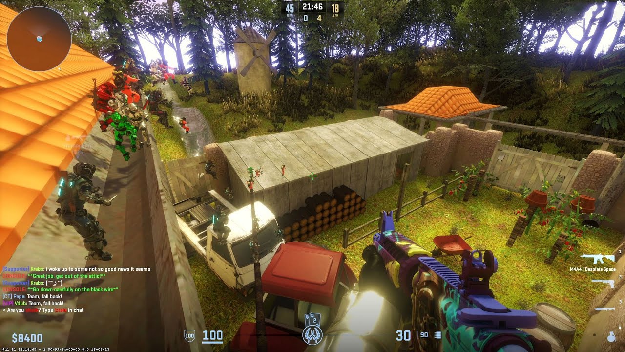 CS2 Zombie Escape ze_ratatouille (All Levels) On GFL Server
