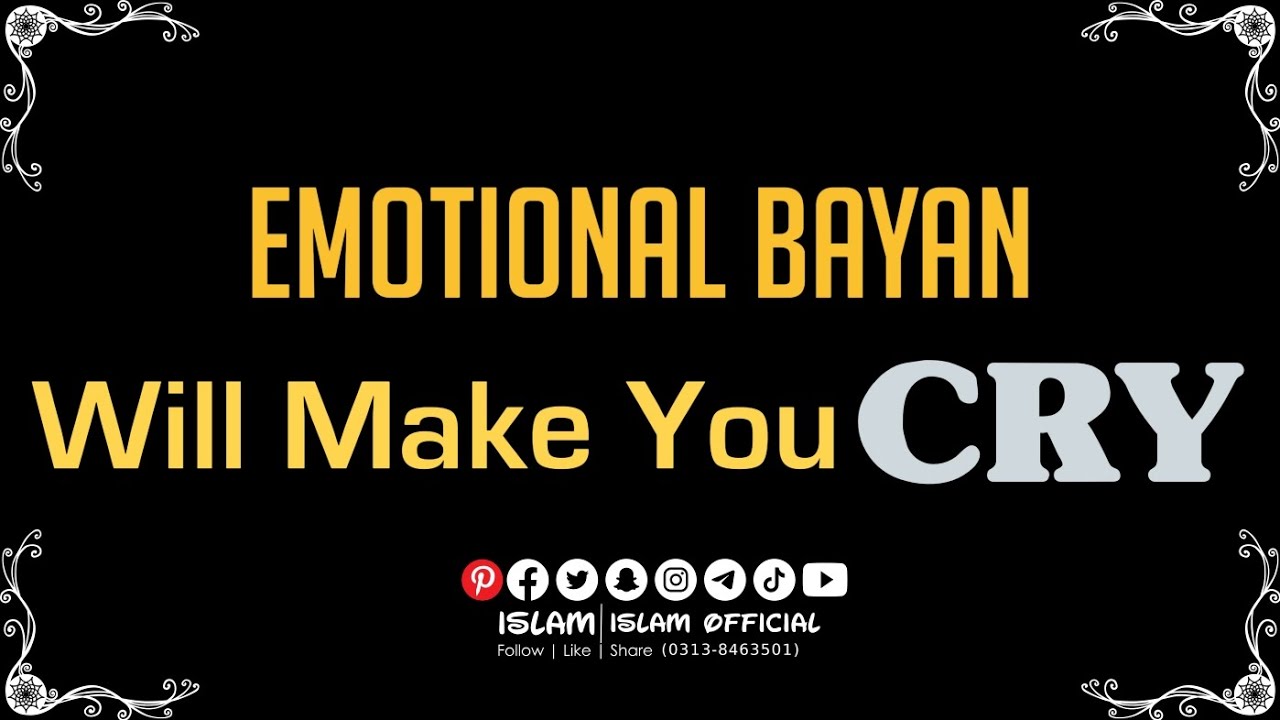 Emotional Bayan Will Make You Cry | By Dr Tahir Ul Qadri | @islam.official342 #allah #islam