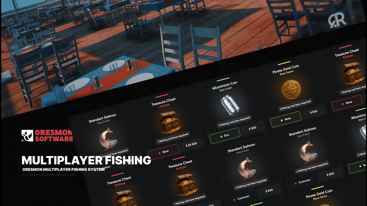 Fivem Multiplayer Fishing Script | Custom 4 Pier Map, Custom 10 Rod, Custom Anim, Level System