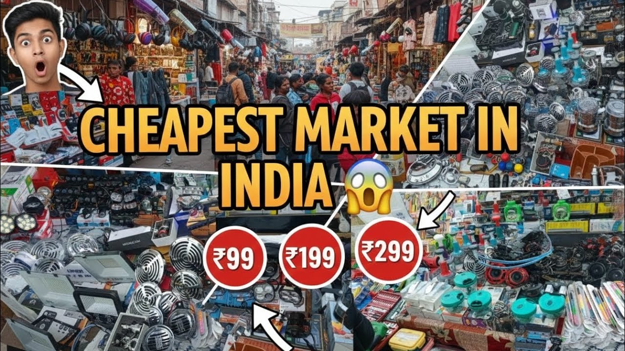 Lajpat rai market in delhi || sbse sasti market || product started 5 rs || lajpat rai market explor