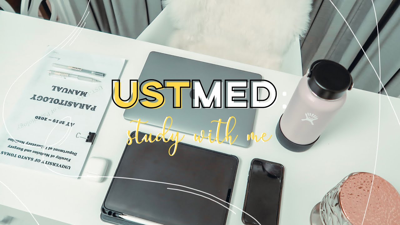 USTMed Ep6: REAL TIME STUDY WITH ME (with music) 2 HOUR POMODORO SESSION WITH BREAKS | Shayne Uy