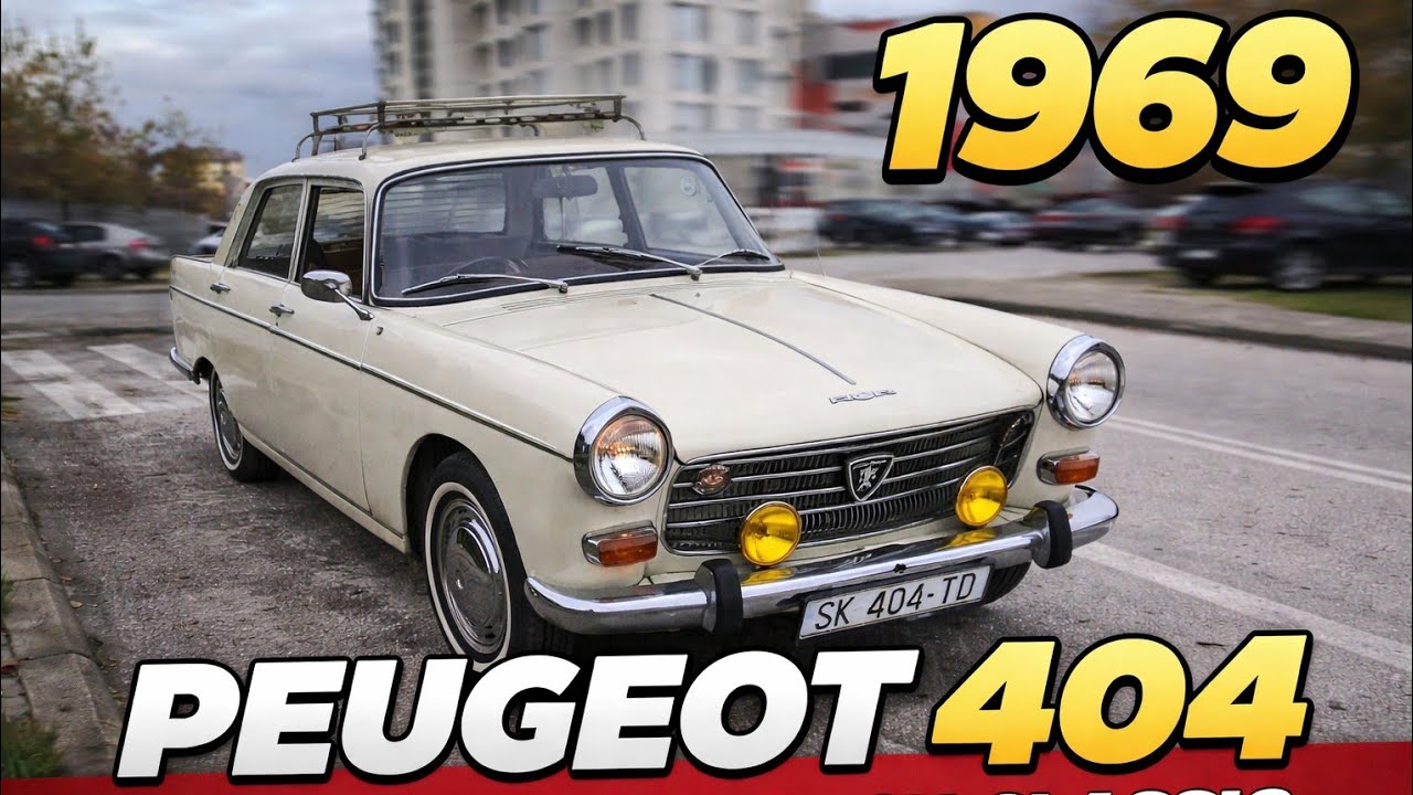 1969 Peugeot 404 Test Drive | Forgotten French Classic Sedan