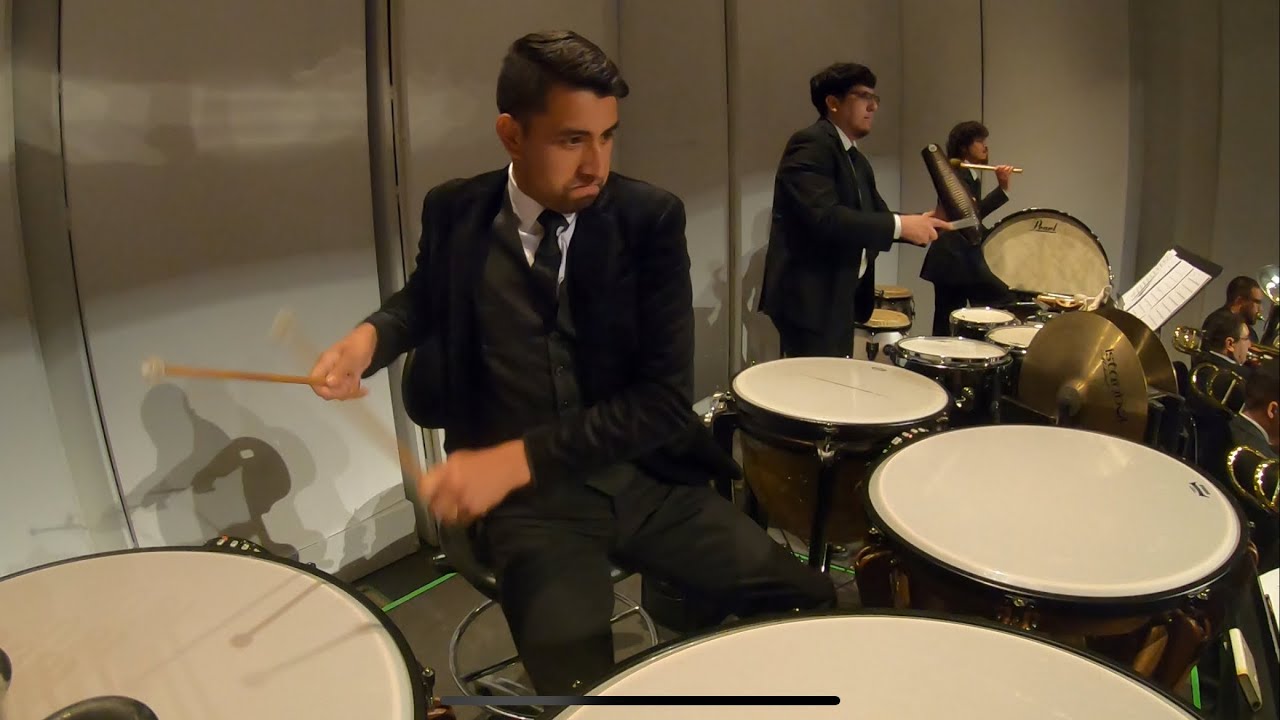 Danzón N2 de Arturo Márquez. (TIMPANI) Orquesta sinfónica de Rancagua, Chile.