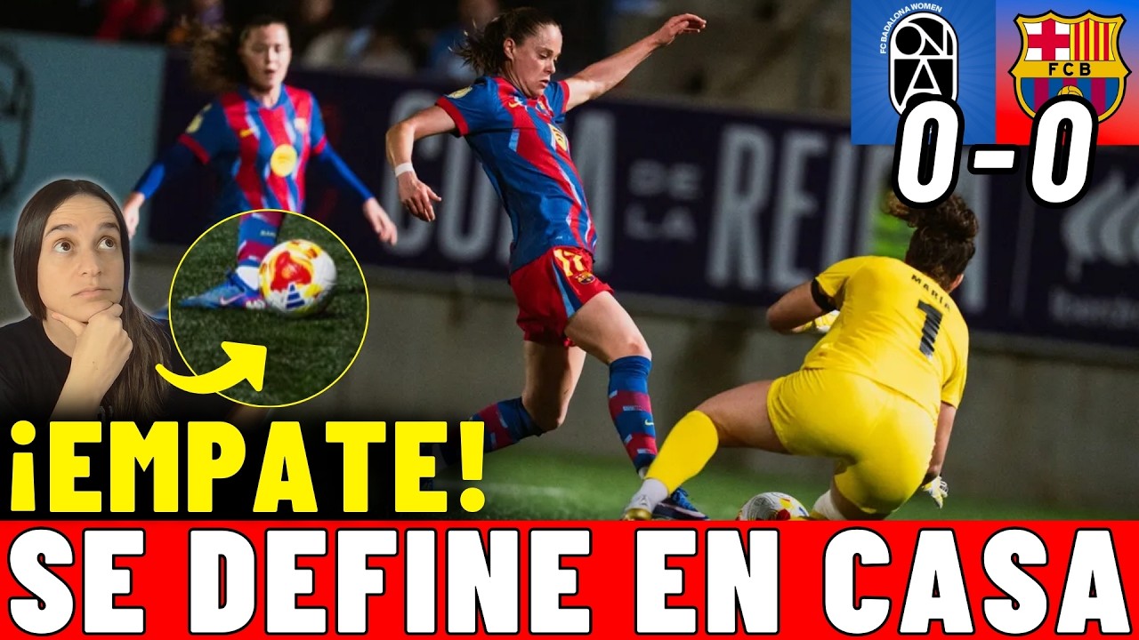 EMPATE 😬 BADALONA 0 - 0 BARÇA 💥 TODO ABIERTO para LA VUELTA 👀 Sobreviviendo al 