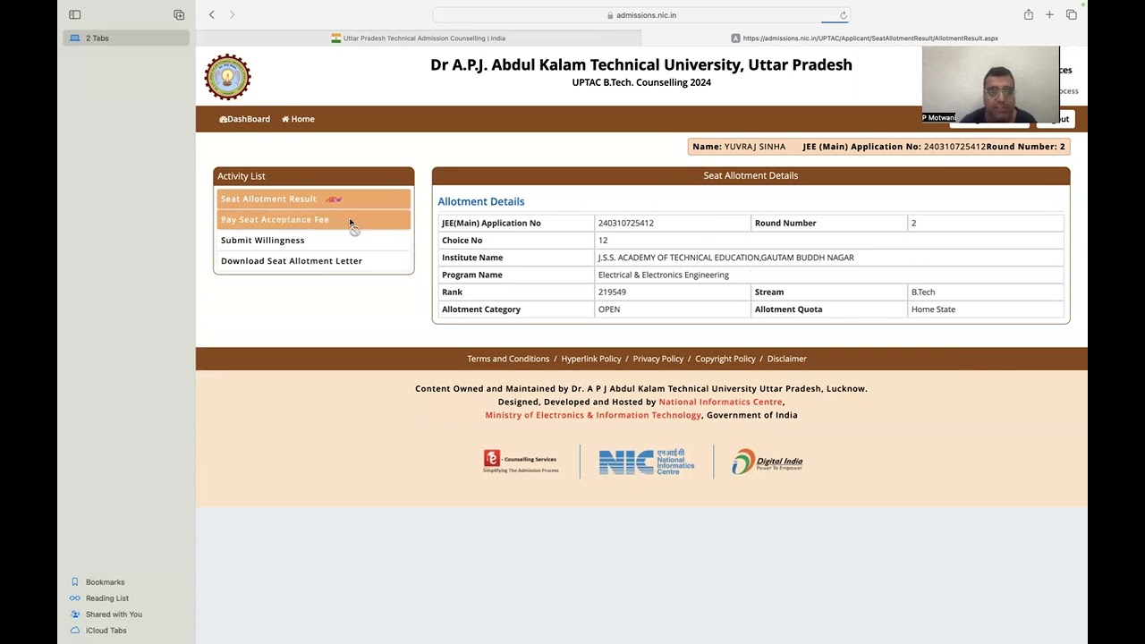 UPTAC Counselling | Round 2 | Live Choice filling | Big Mistakes | Allotment Result