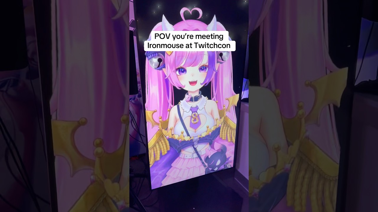 POV: You&rsquo;re meeting Ironmouse at Twitchcon - #ironmouse #vtuber #twitchcon