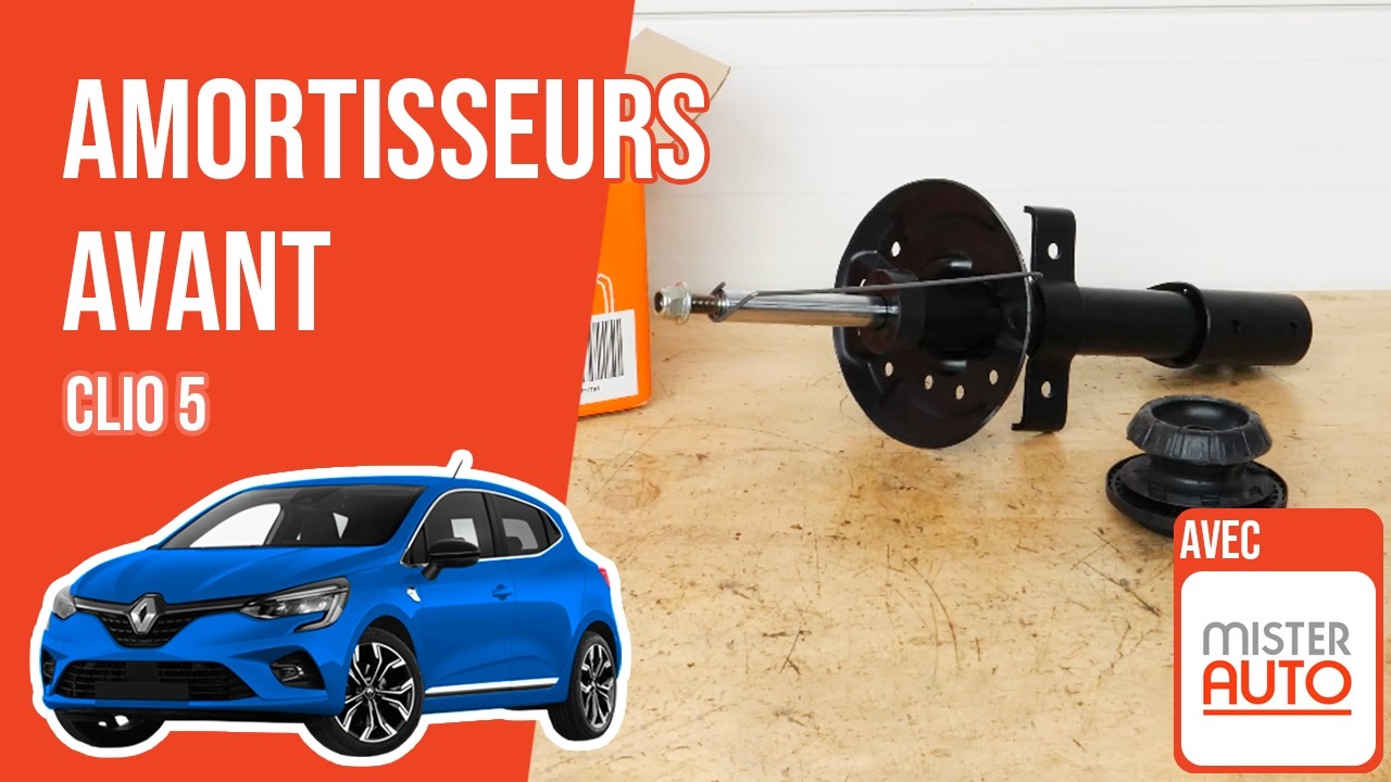 Changer les Amortisseurs avant Clio 5 ➿