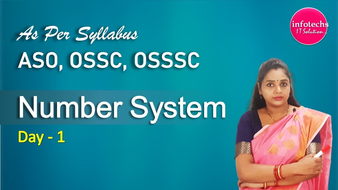 ASO Math class , Number system , Math class,Police SI exam , ARI exam , Traffic SI exam ,SSC math