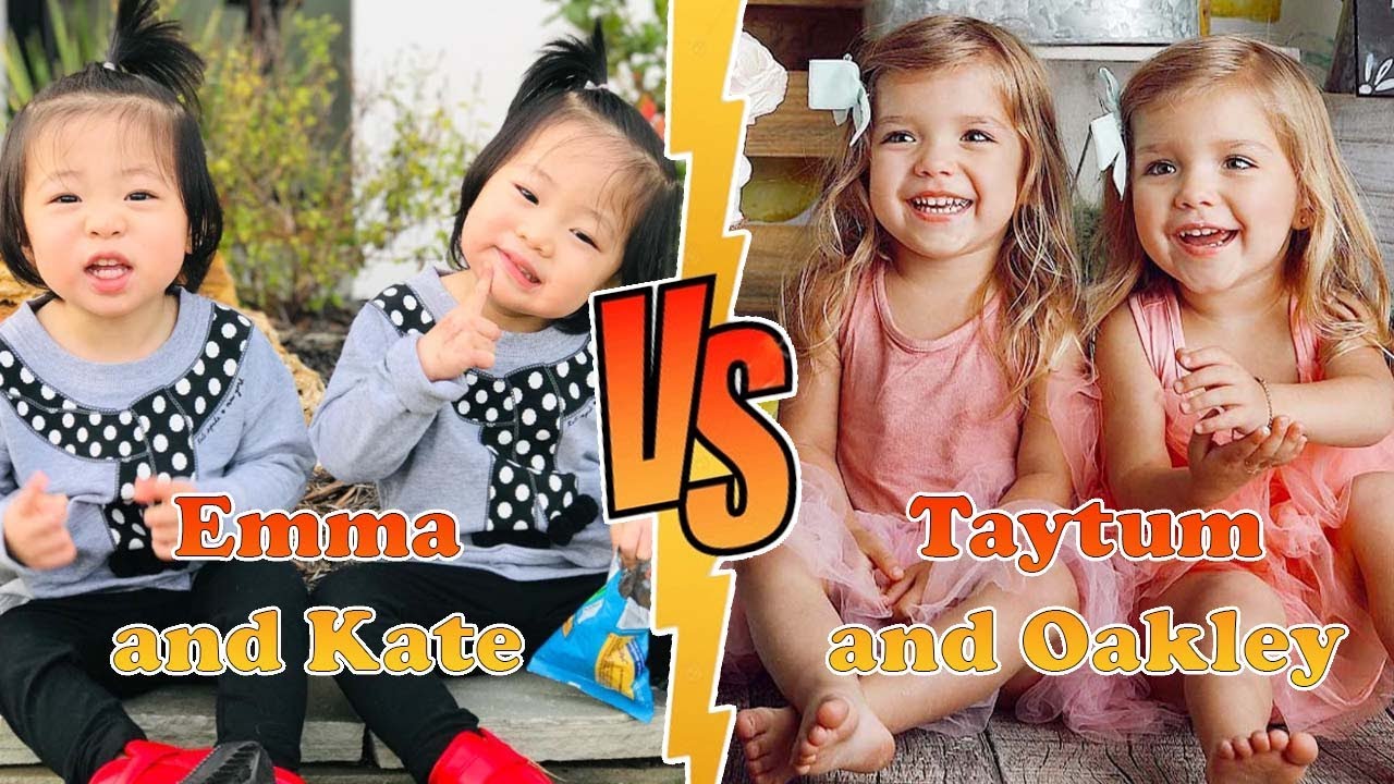 Emma and Kate Kaji(Kaji Family) VS Taytum and Oakley Stunning Transformation ⭐ From Baby To Now