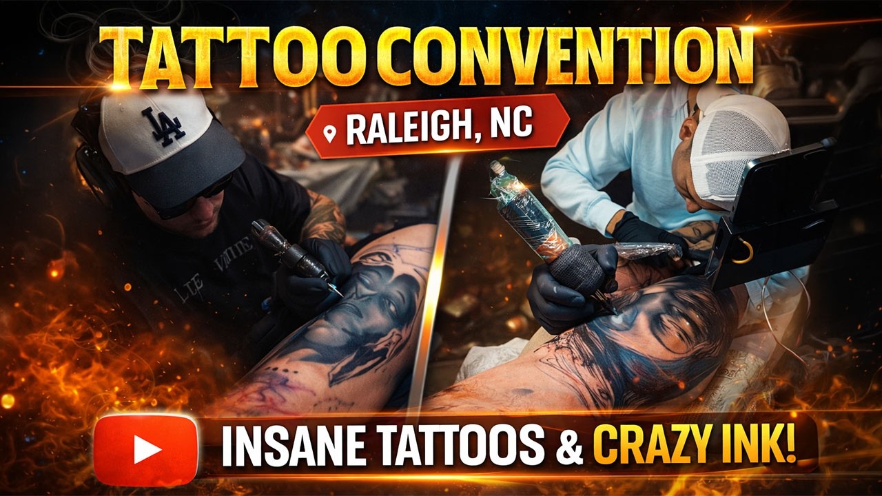 Inside the Villain Arts Tattoo Convention Raleigh NC | Epic Tattoos & Behind the Scenes