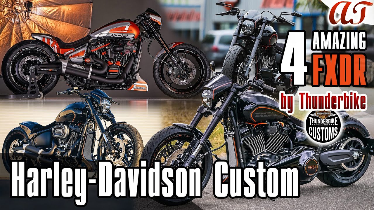 4 AMAZING Harley-Davidson FXDR Custom [4K] * The special parts compatible with the BREAKOUT model
