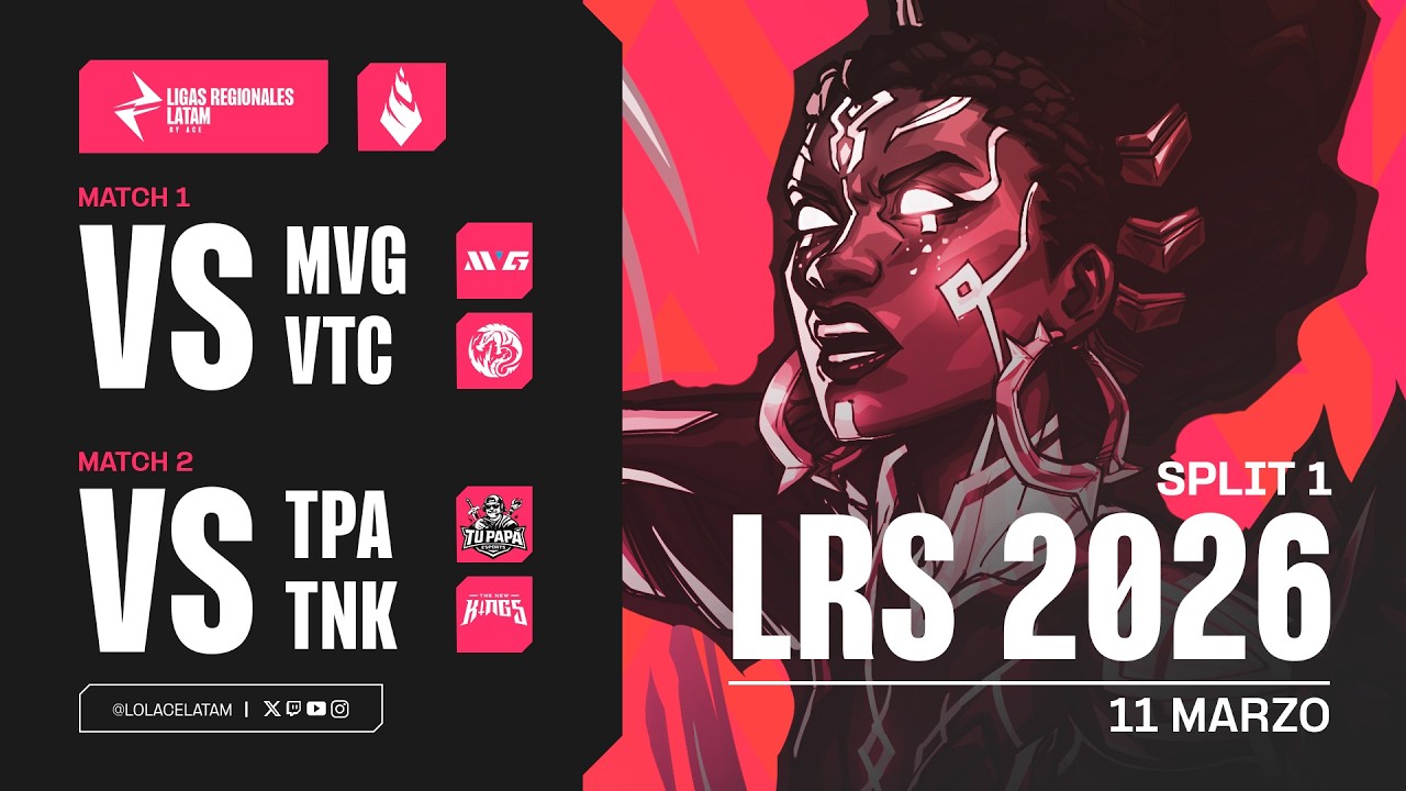 VTC vs MVG | TPA vs TNK | Fase Regular LRS | Día 1 Semana 2 | Spring Split | Bo3