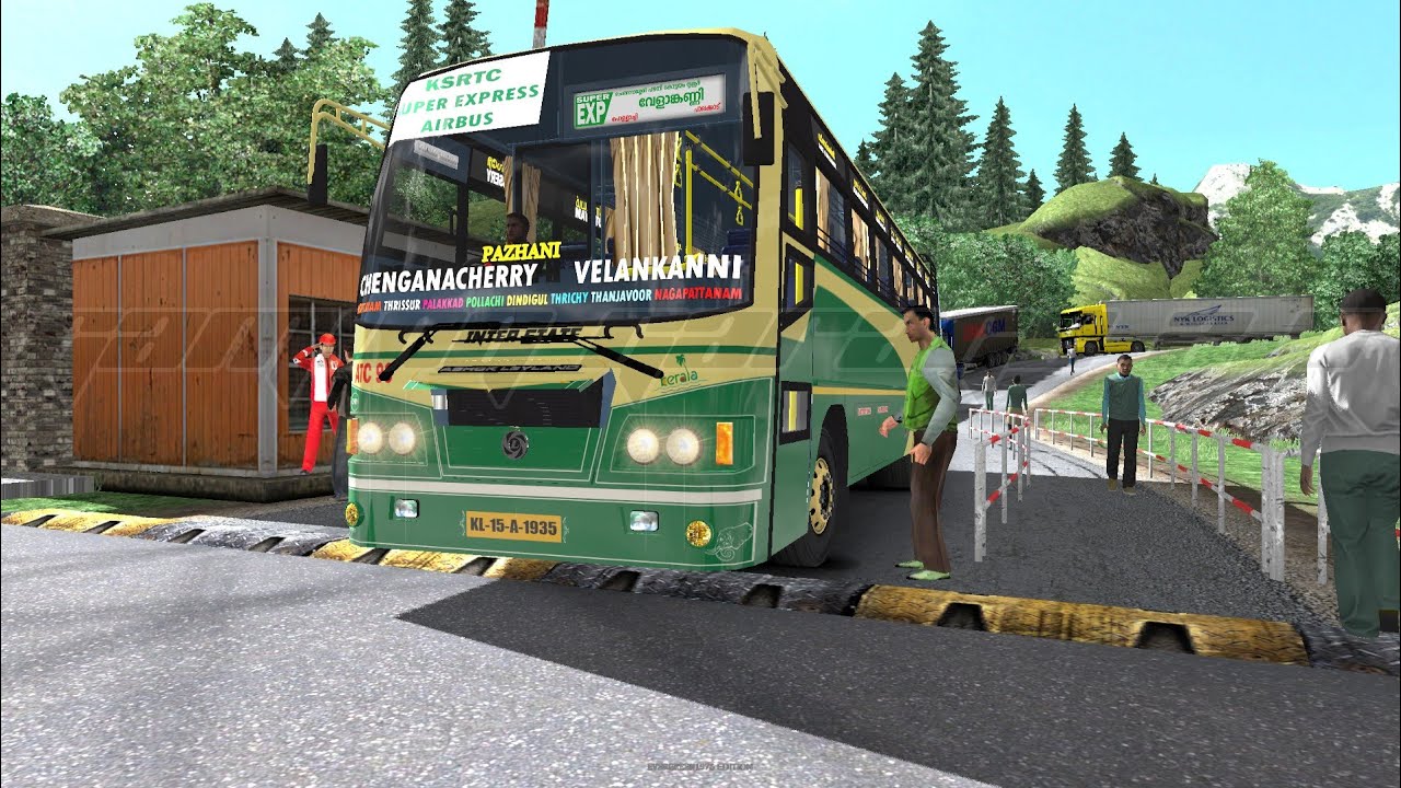 #KSRTC Super express Airbus velankanni rider taking test drive during lockdown|No vehicles in road