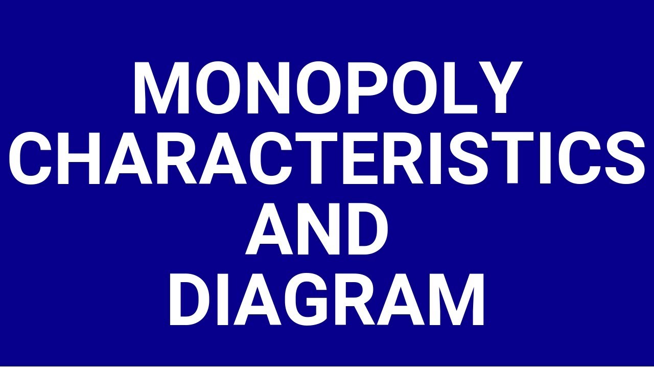 Monopoly characteristics and diagram