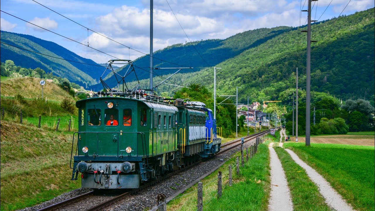 SWISS TRAINS GALORE - Zug um Zug - Historische & Moderner Schweizer Bahnen in 4K