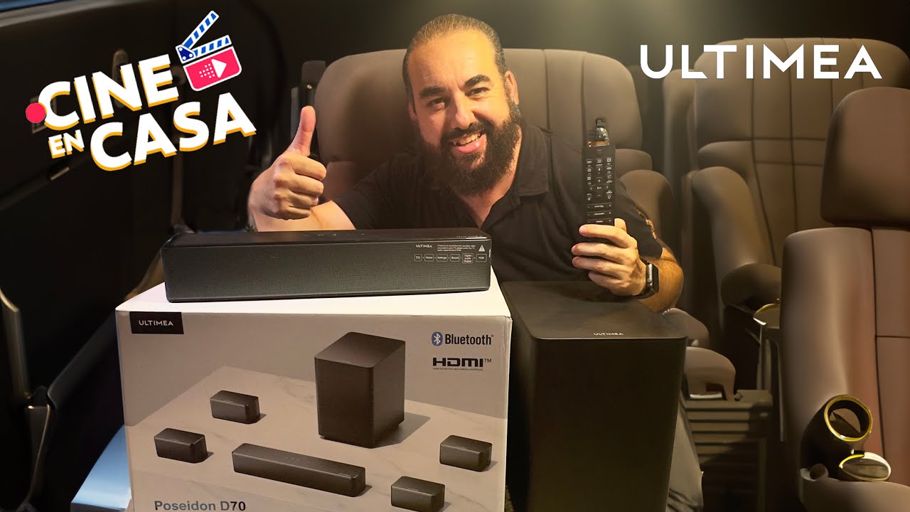 La barra de sonido 7.1 inalámbrica más potente y barata por menos de 200€ - ultimea poseidon d70