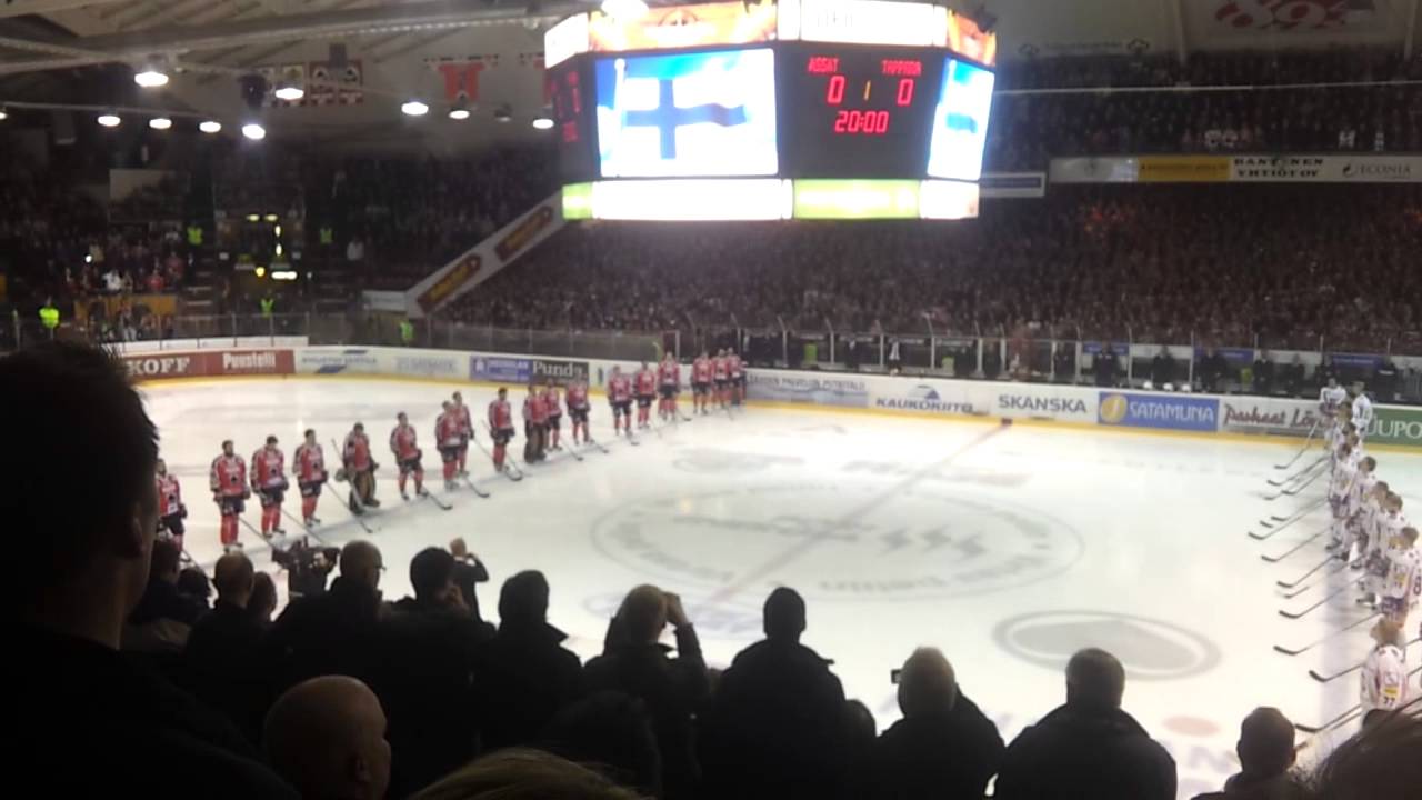 6.Finaali: &Auml;ss&auml;t-Tappara: Maamme-Laulu (Finaalit 2013)