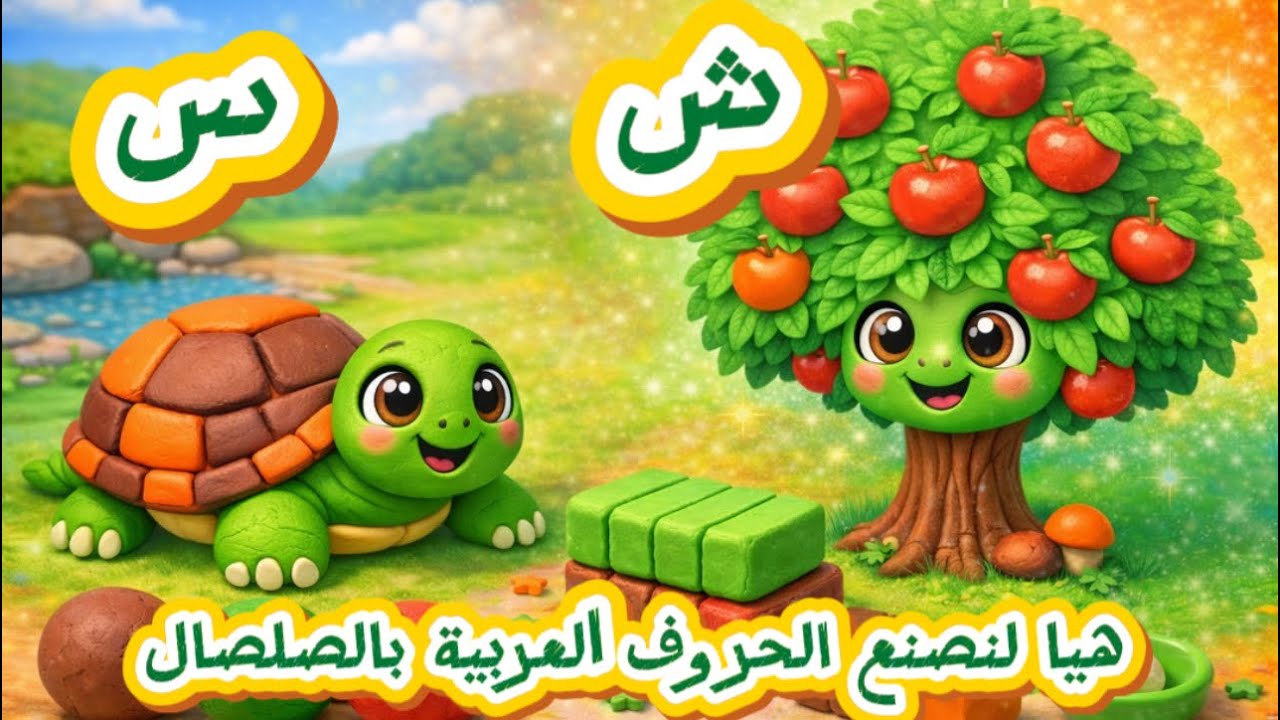 حرف السين (س)، حرف الشين(ش)، تعليم الحروف العربية للأطفال - حروف الهجاء 