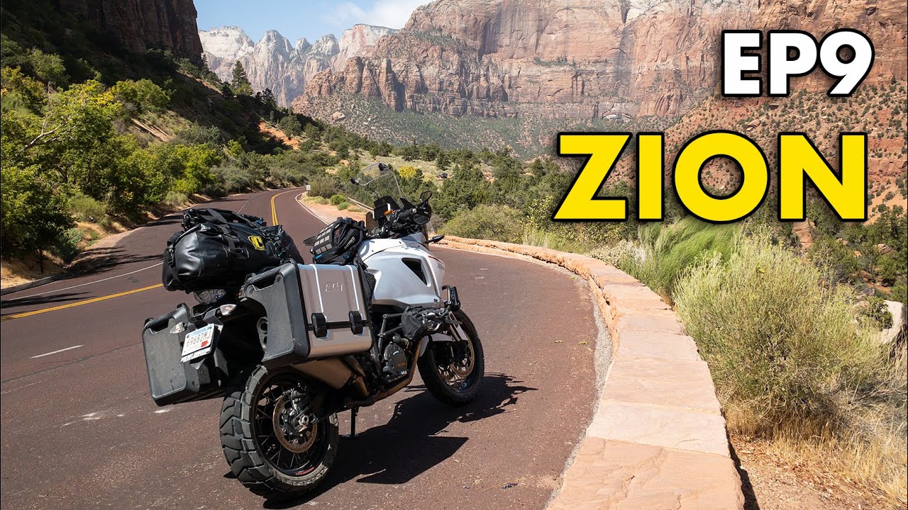 Utah Motorcycle Trip - EP9: Zion National Park