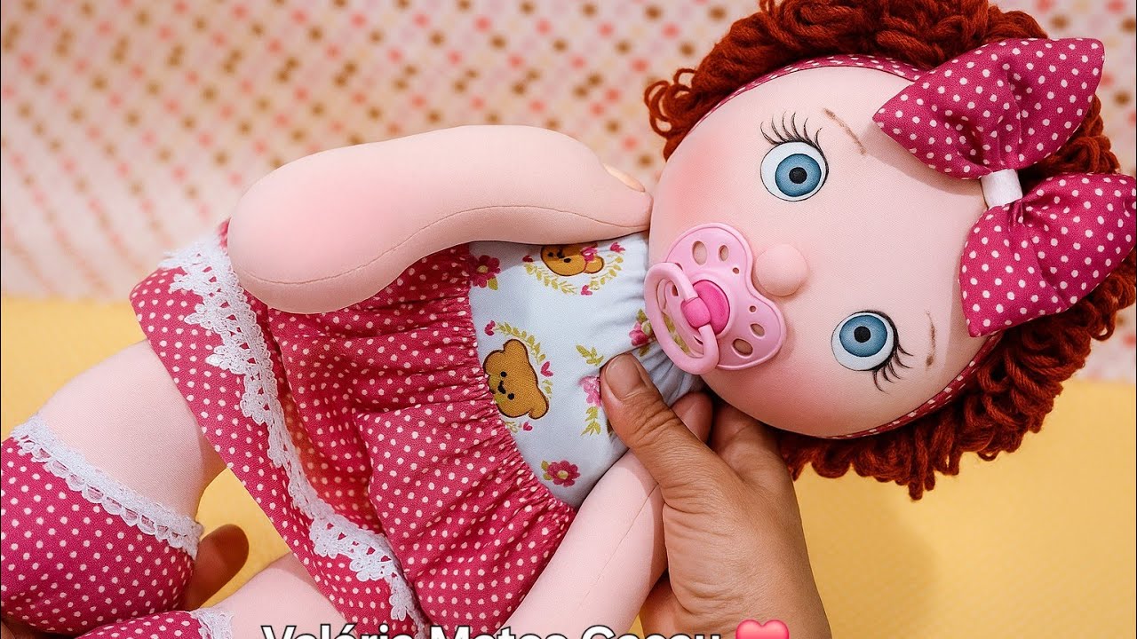 BEBE FOFUCHA - BONECA DE PANO MAIS FÁCIL DE FAZER E VENDER -MOLDE GRÁTIS