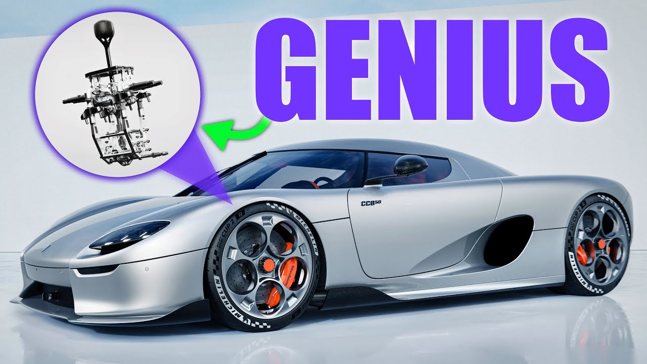 Koenigsegg изобретает новую механику! Как работает коробка передач CC850