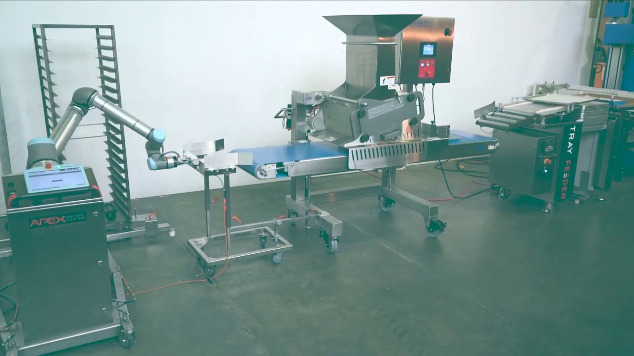 Automatic Bakery Tray Feeder