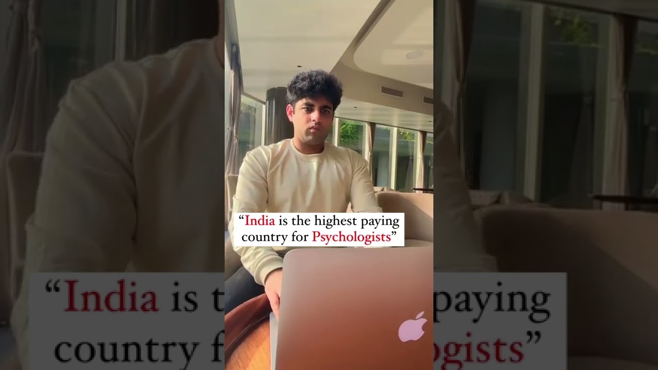 &ldquo;India is the highest-paying country for psychologists?&rdquo;