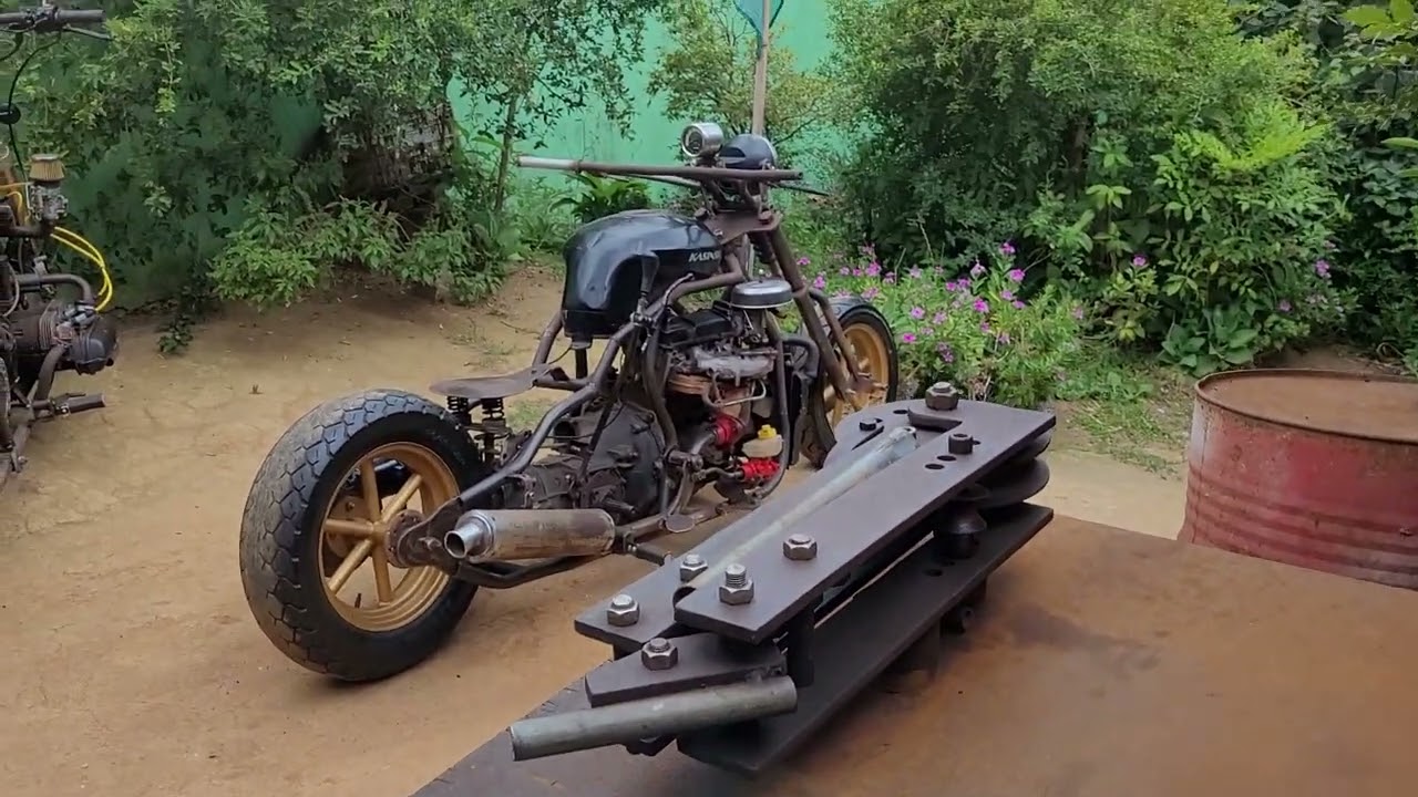 Segunda parte de como Fabrícar um chassi artesanal para moto com motor de fusca!!