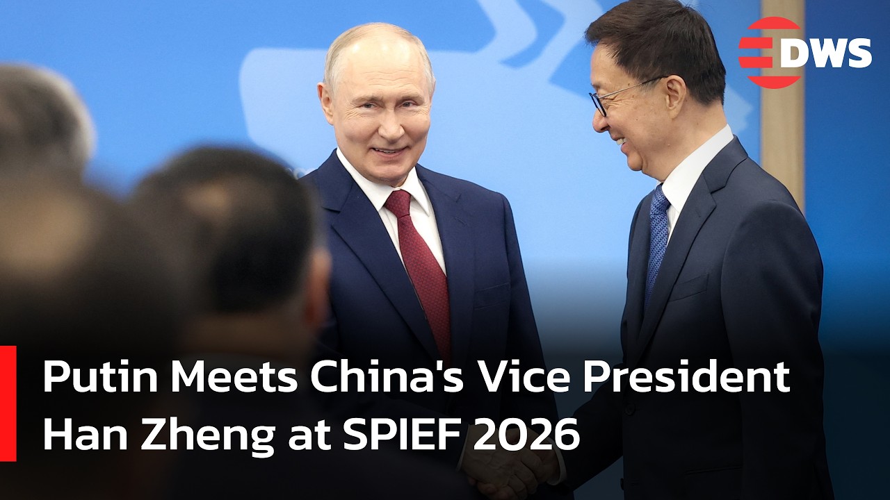 WATCH: Putin Meets China's Vice President Han Zheng at SPIEF 2026 | Russia-China Ties Grow | AC15