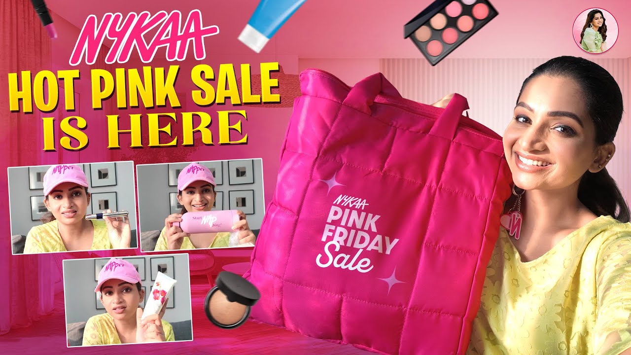 Pink Friday Sale Haul From Nykaa | Nakshathra Nagesh