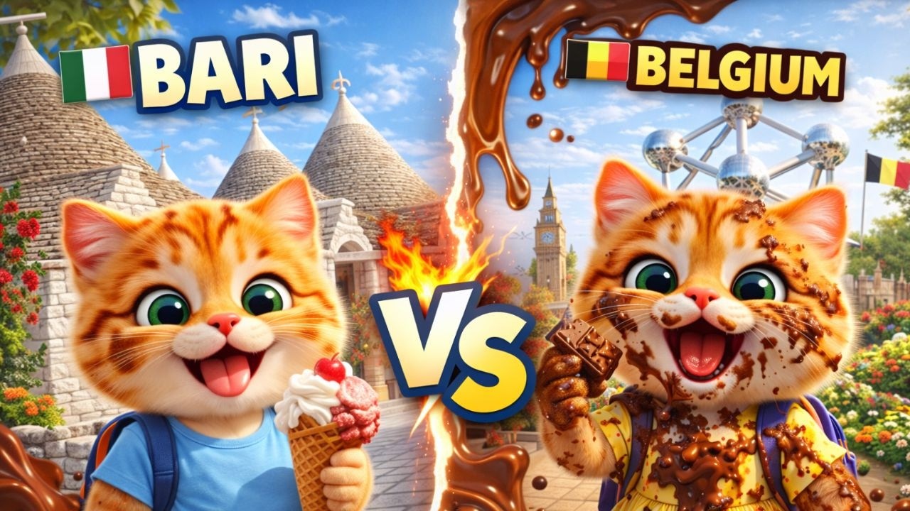 Italy’s Mastro Ciccio vs Belgium’s Chocolate 🍦🍫 Sweetest Trip Ever?