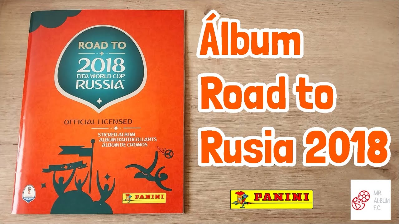 Álbum Road to World Cup Russia 2018 (Completo) PANINI