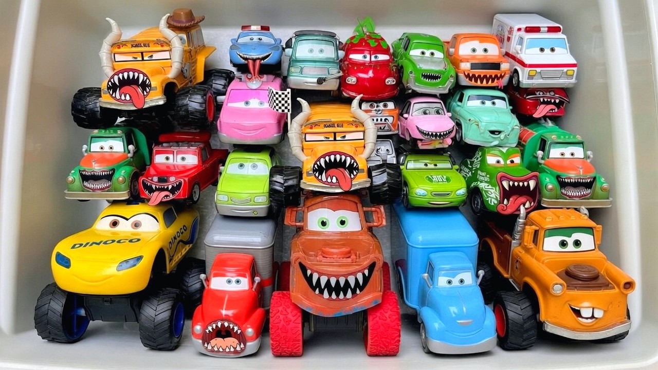 Disney Pixar Cars Unboxing Review | Lightning McQueen, Tow Mater, Doc Hudson, Sally Carrera, Cruz