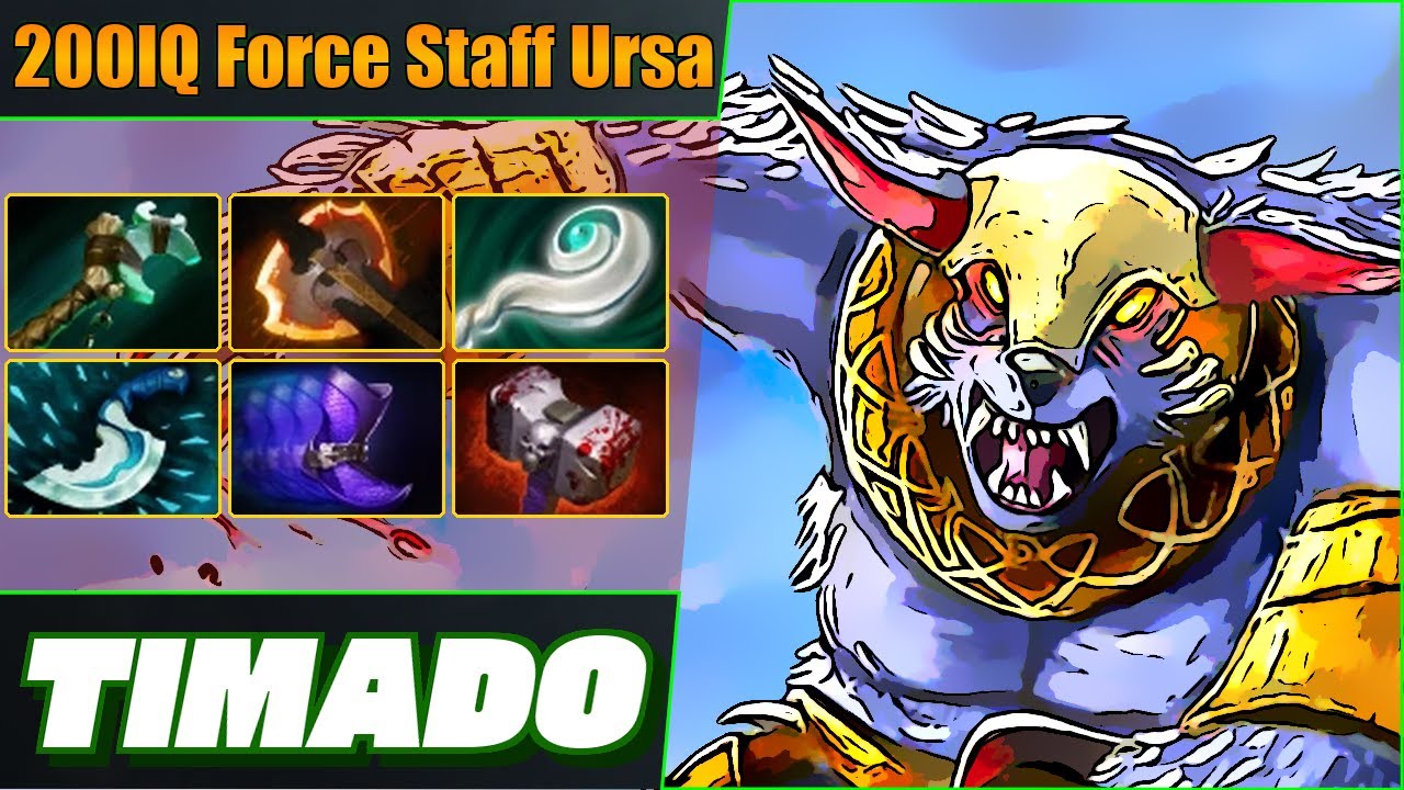 Timado - Ursa Carry Dominates - Dota 2 - Full Pro Gameplay - Improve Your Gameplay!