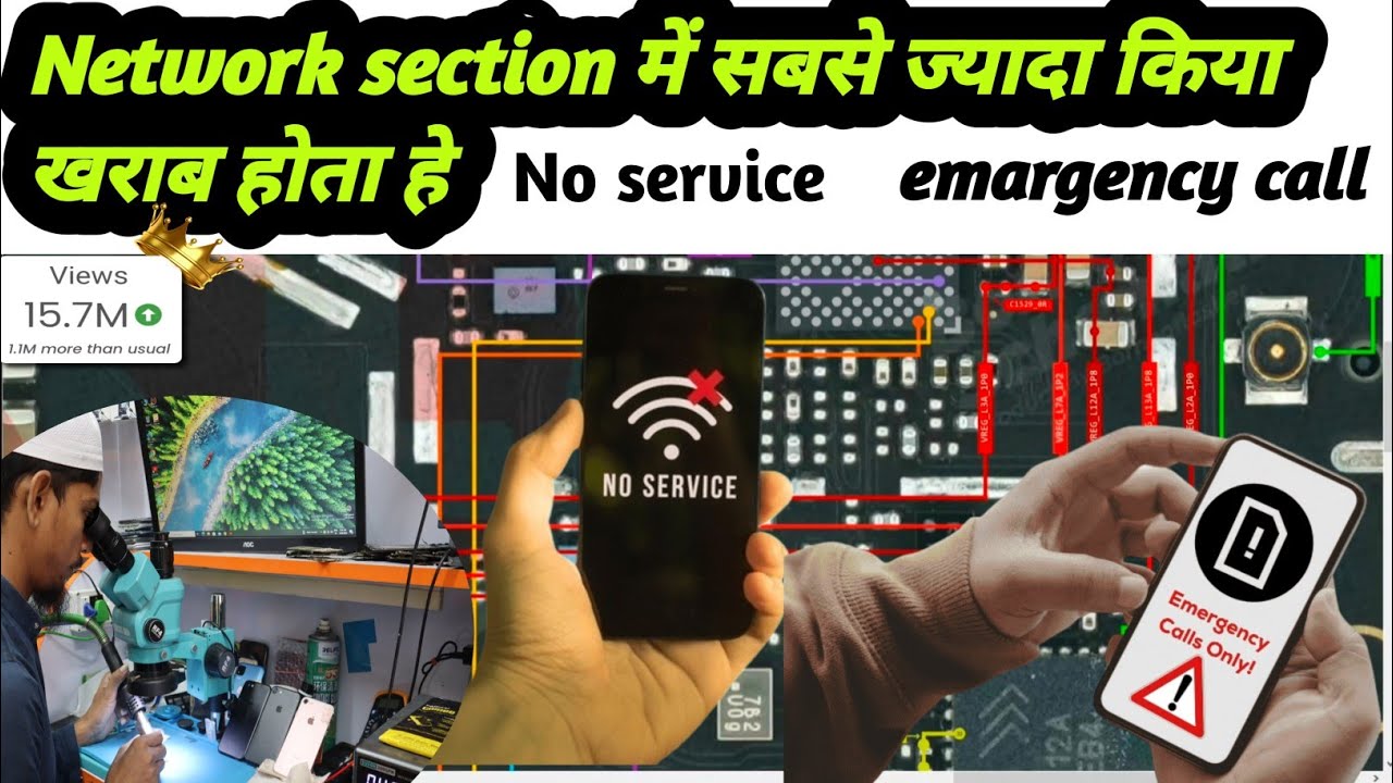 No Service Emergency call problem ,💯 Solution Redmi note 6 pro ❓Hussaintechnical