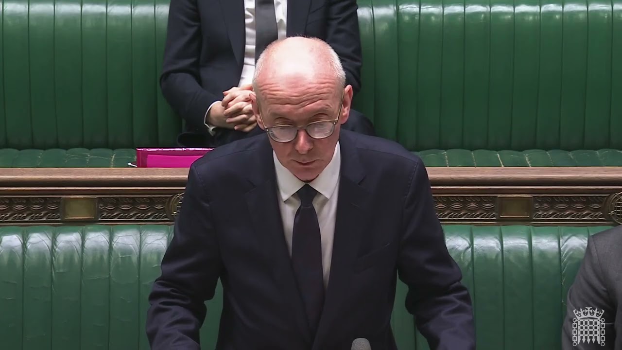 Pat McFadden's Statement in House of Commons Full version 29 01 26 11 51 12