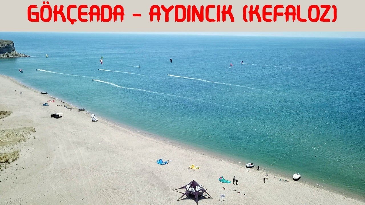 KARAVAN İLE GÖKÇEADA #4  & AYDINCIK KEFALOZ PLAJI & KITESURF