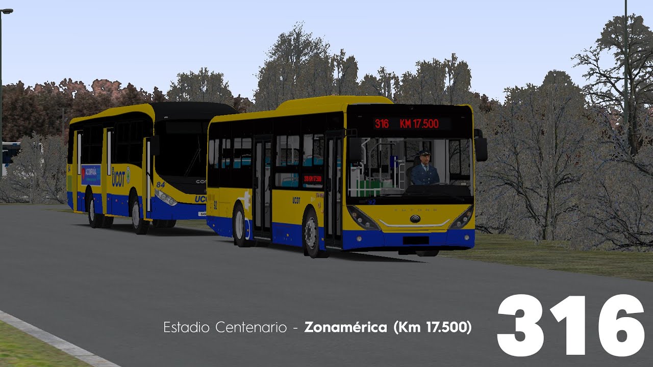 OMSI 2 - Línea 316 | Mapa Montevideo Ficticio v3.1