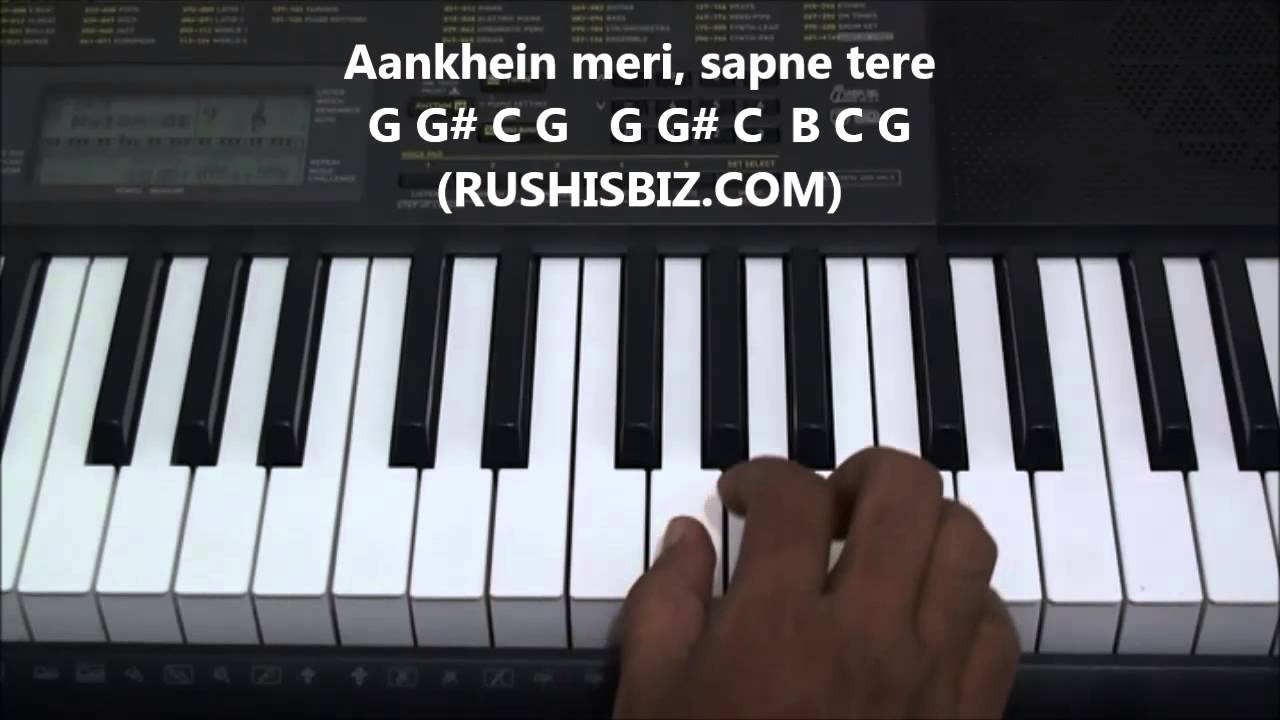 Tujhe dekha to ye jana sanam - PIANO TUTORIALS | 1200 Songs BOOK/PDF @399/- only - 7013658813