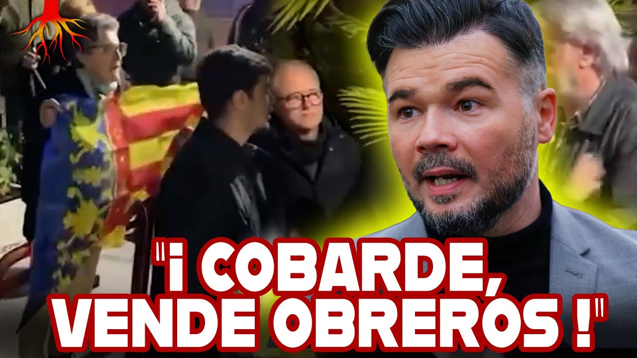 ABUCHEAN e INCREPAN a Gabriel Rufián en Valencia