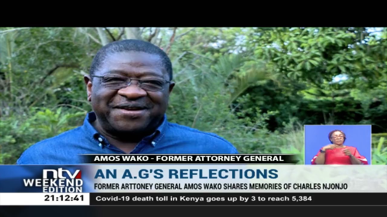 Former Attorney General, Amos Wako shares memories of Charles Njonjo