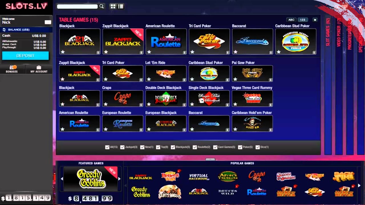 Slots.LV Casino Review - OnlineCasino-USA.org Bonus